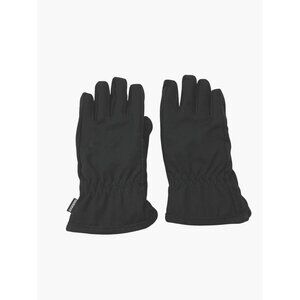 Isotoner Womens Gloves M Black Stretch Fleece smartDRI smarTouch Used